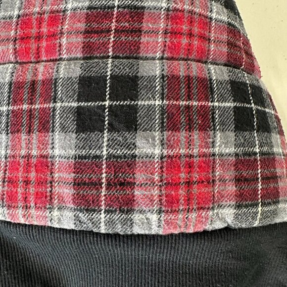 Air Jordan Puffer Vest Full Zip Black Plaid Jumpman Boys Size L - Picture 13 of 13